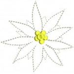 Stickdatei - Bayrisches Edelweiss Doodle